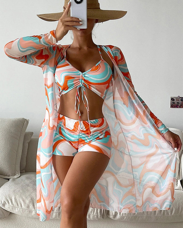 Jutta | 3-Piece Bikini Set Print